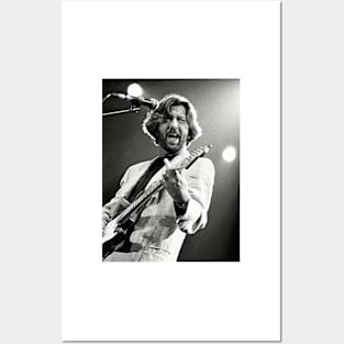 Eric Art Print Guitarist Classic Rock Blues Rock Music Legends Posters and Art